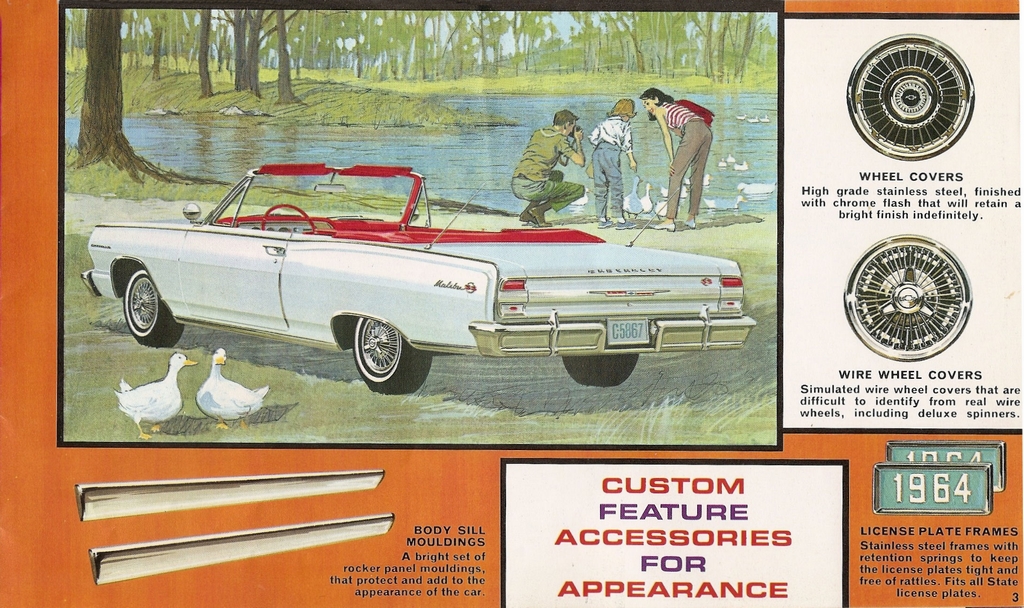 1964 Chev Chevelle Accessories Brochure Page 9